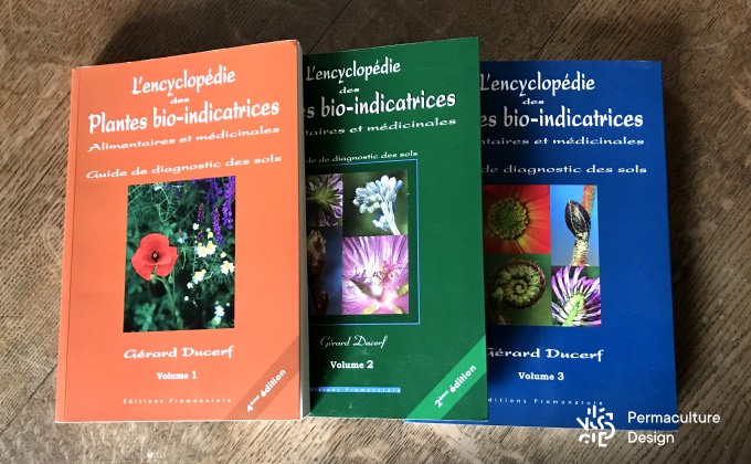 Sélection de livres sur les plantes médicinales : Les 3 volumes de « L’Encyclopédie des plantes bio-indicatrices » de Gérard Ducerf.